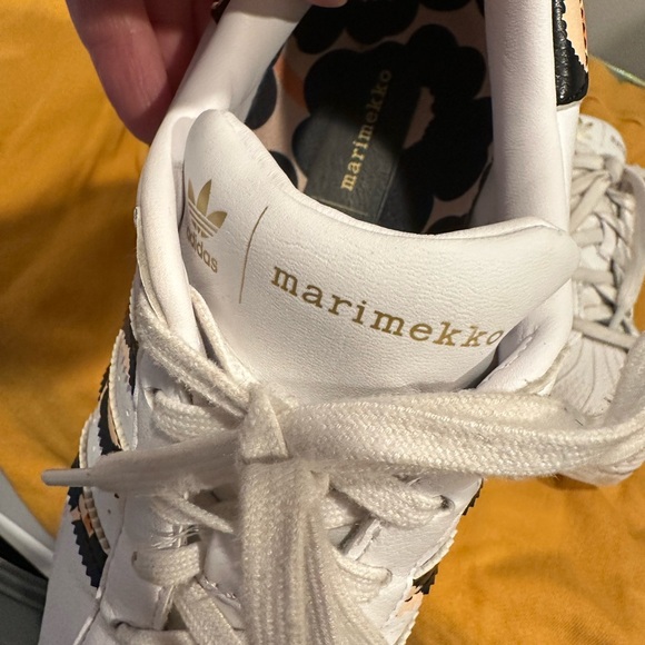 Adidas Marimekko white sneakers, size 7, unique - Picture 8 of 10